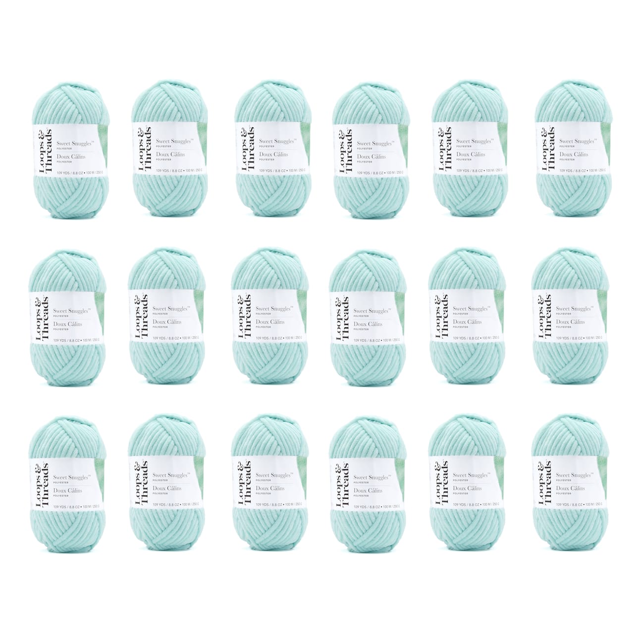 18 Pack: Sweet Snuggles™ Yarn by Loops & Threads®